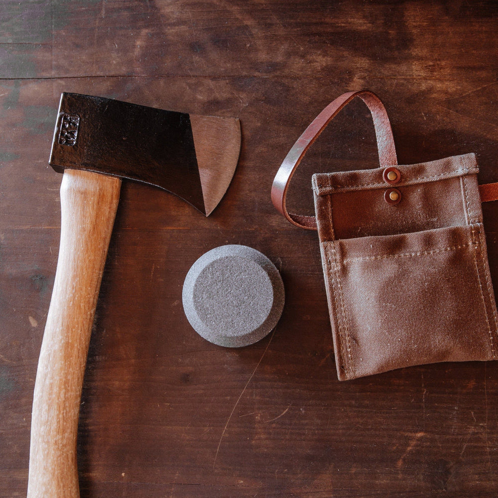 
            
                Load image into Gallery viewer, Axe Sharpening Puck Bradley Mountain 
            
        