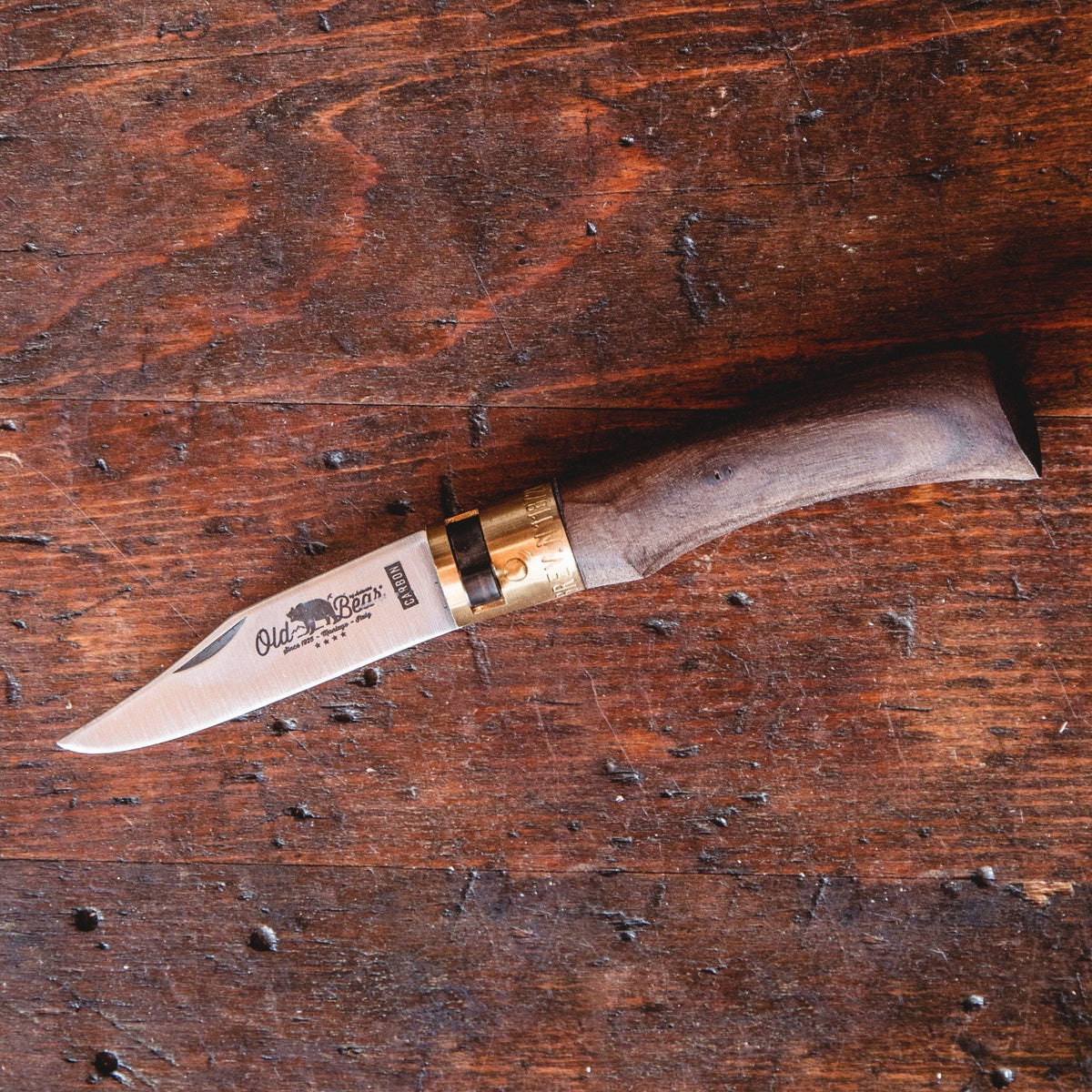 Old Bear Carbon Walnut Knife Bradley Mountain 