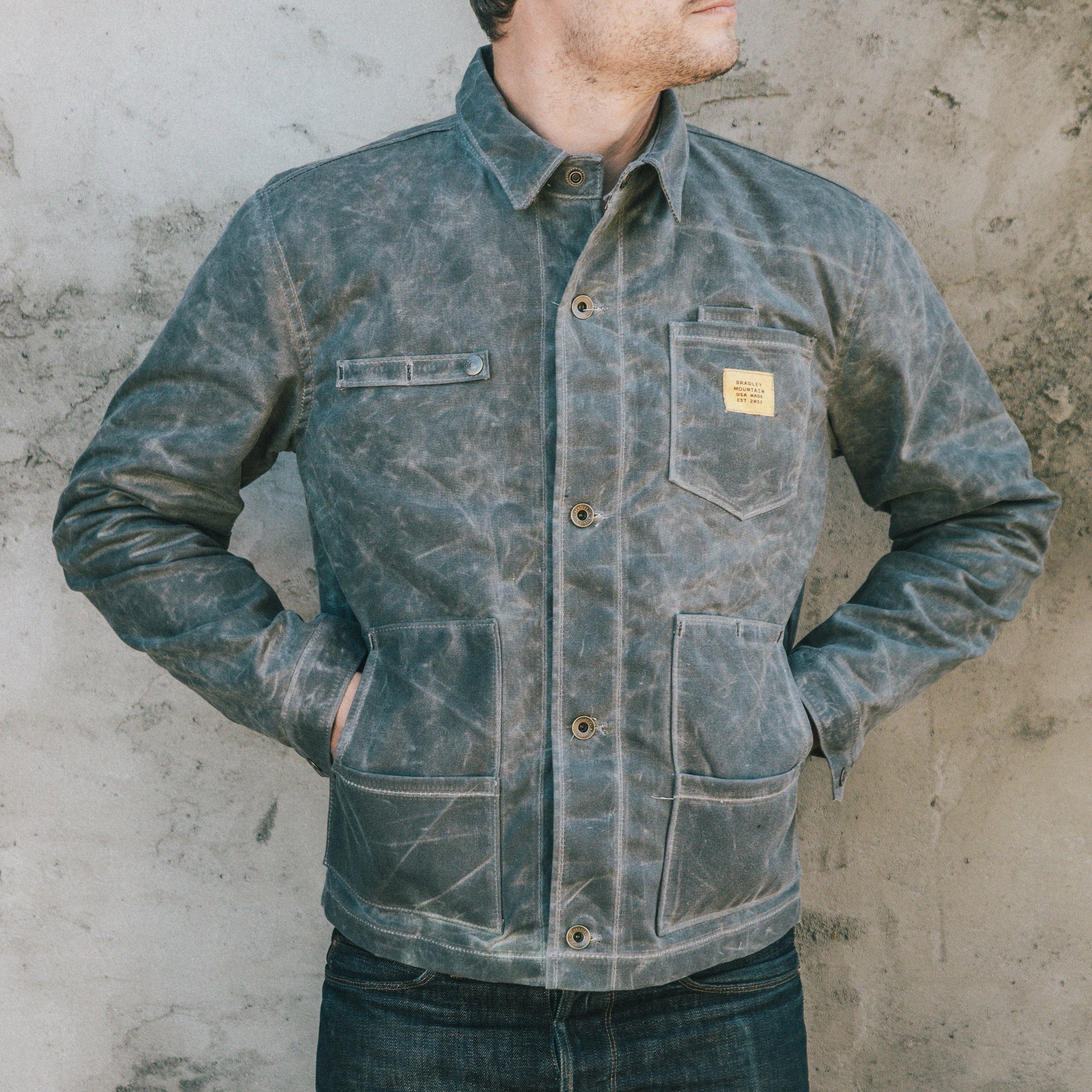 4-Season Cabin Jacket - Charcoal – Bradley Mountain