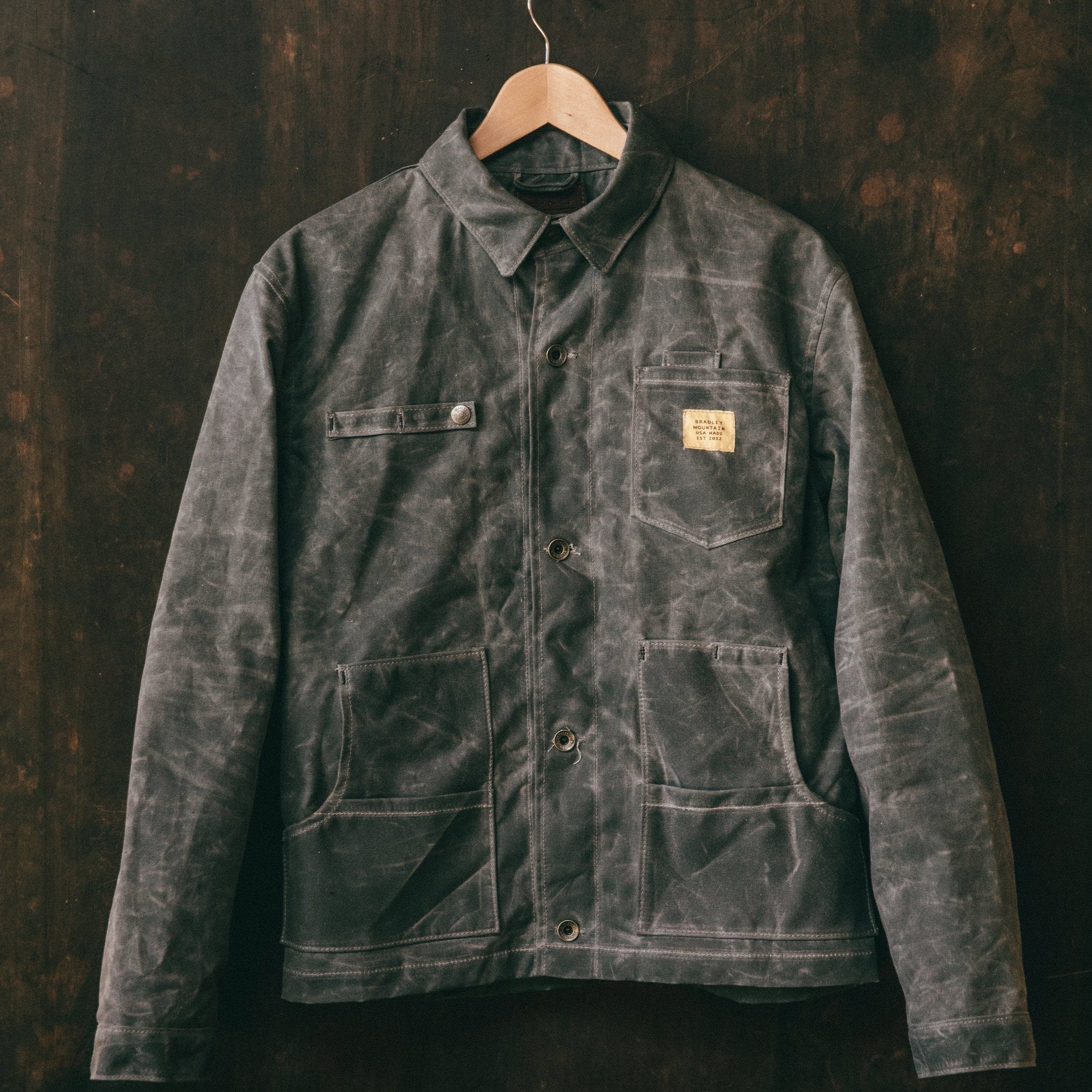 4-Season Cabin Jacket - Charcoal – Bradley Mountain