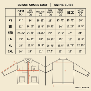 Edison Chore Coat - Indigo Bradley Mountain 