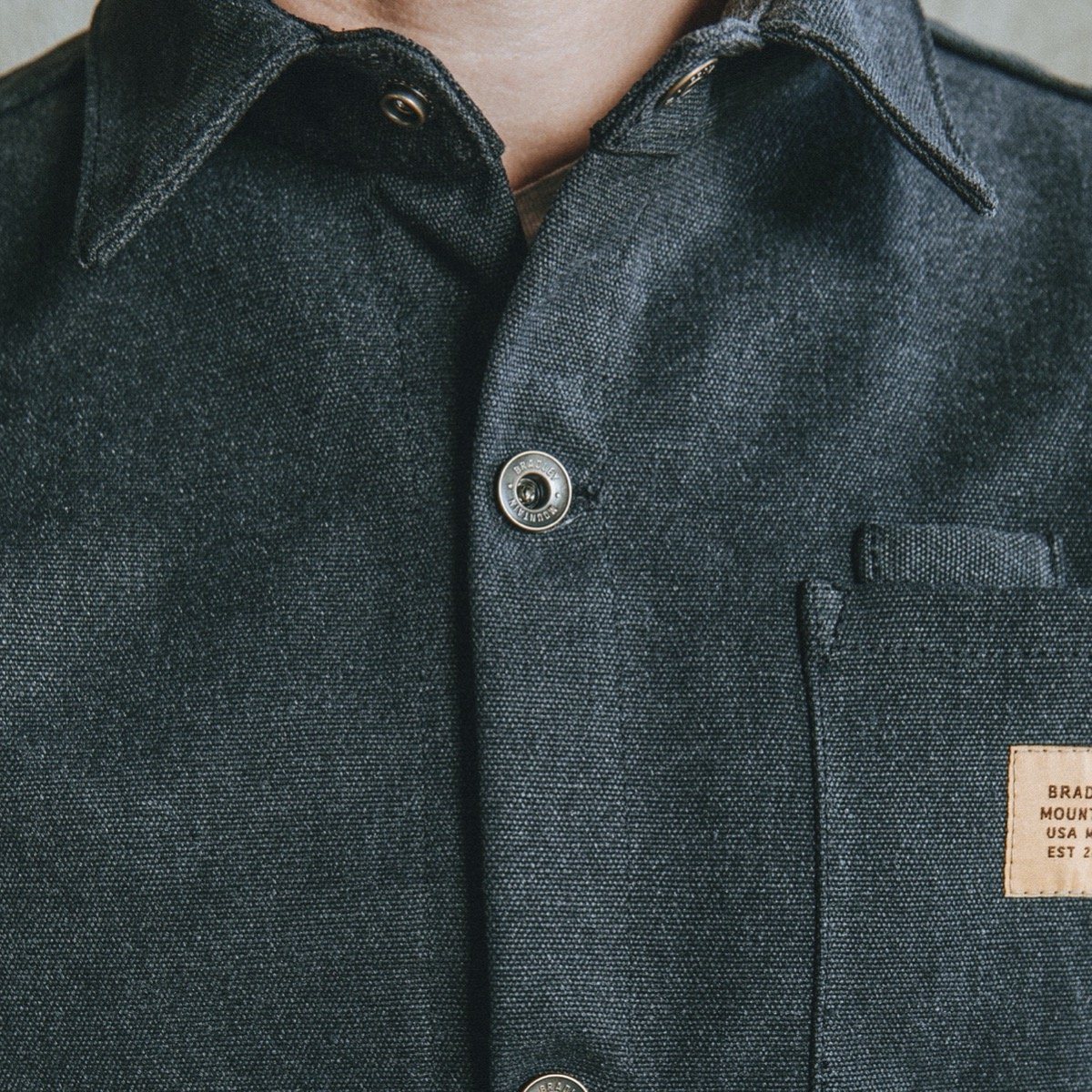 Edison Chore Coat - Stone Washed Black – Bradley Mountain