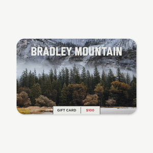 E-Gift Card Gift Card Bradley Mountain $100 