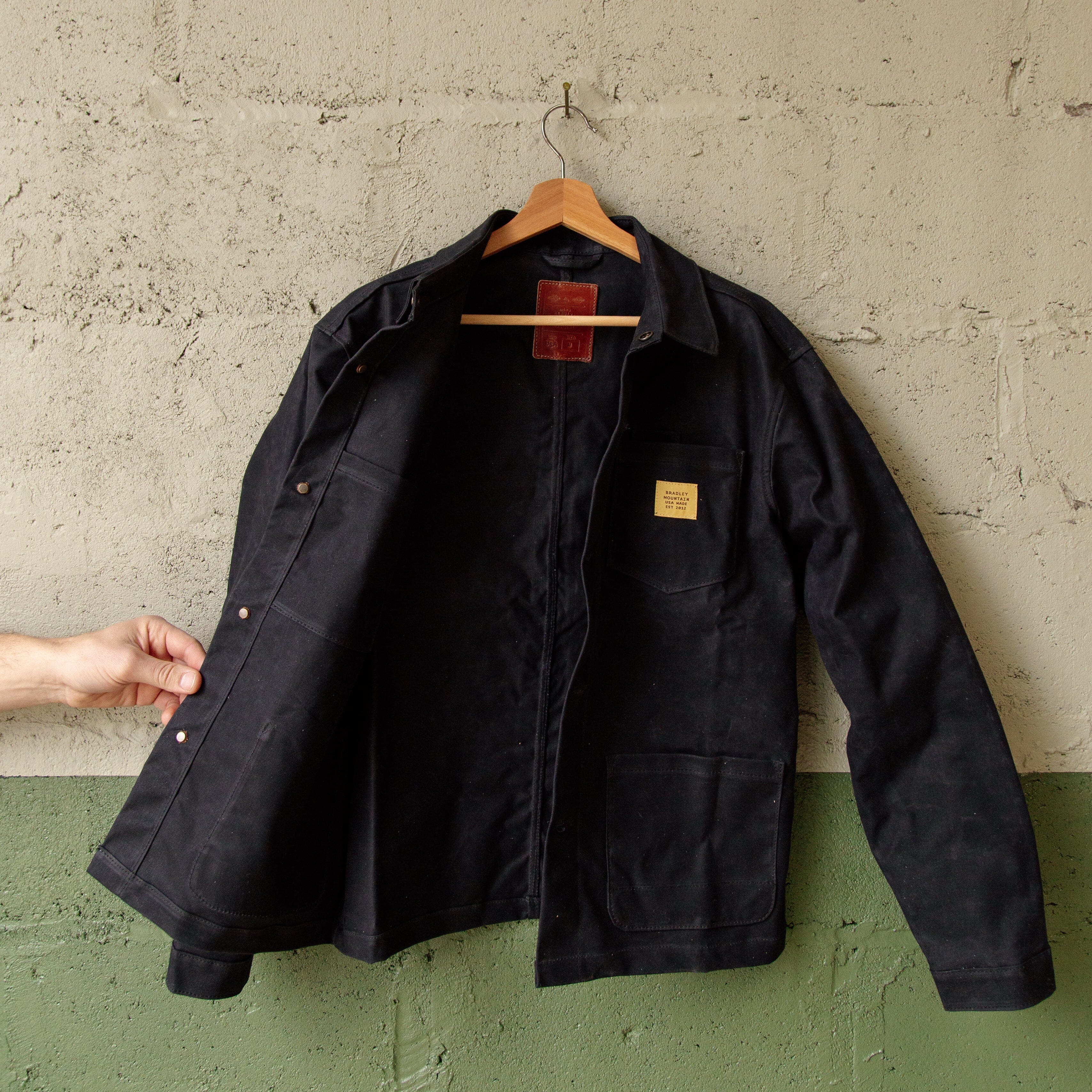 Edison Chore Coat - Black – Bradley Mountain