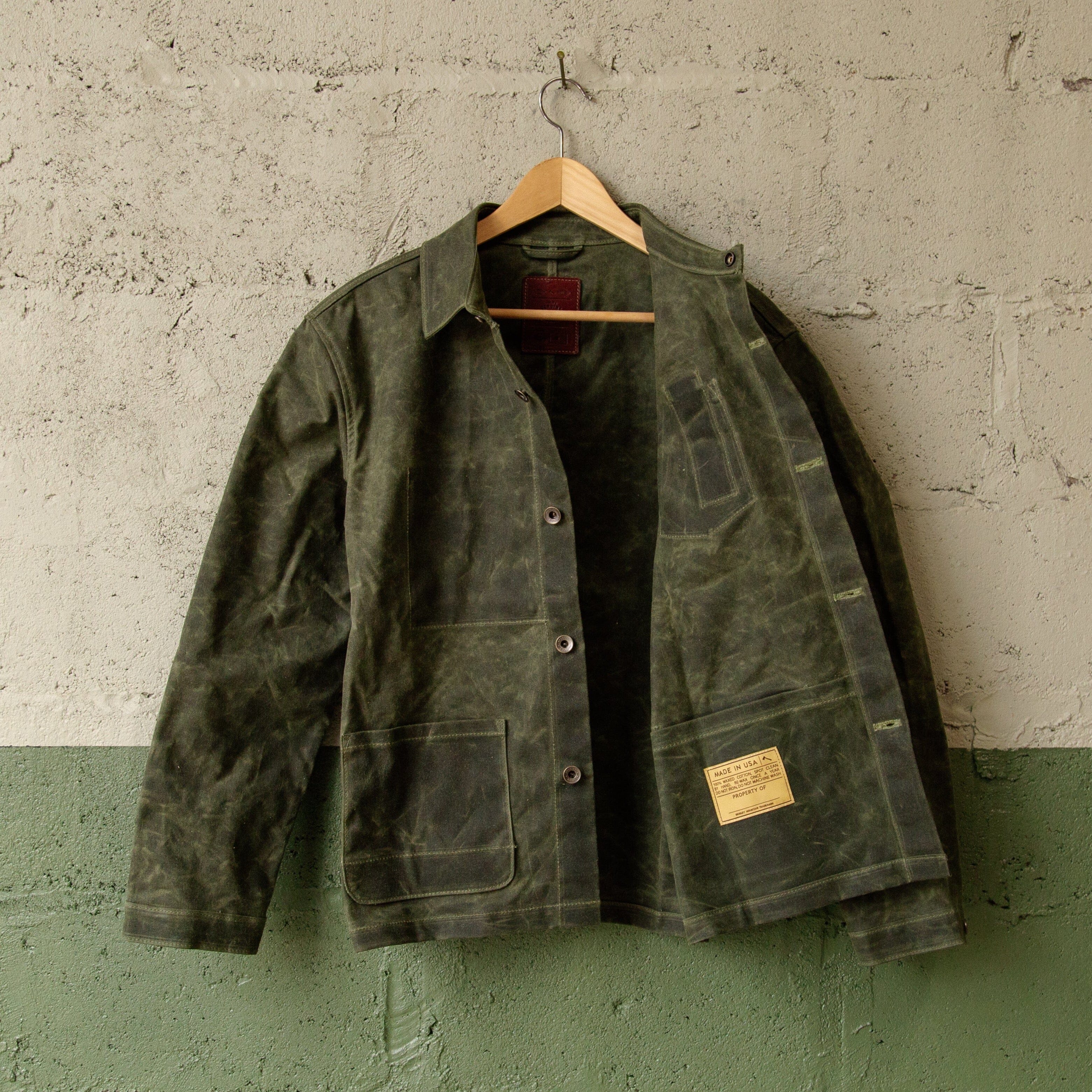 30s40s50s ビンテージ ブランケット コート カーソンピリースコット Edison Chore Coat - Forest – Bradley Mountain