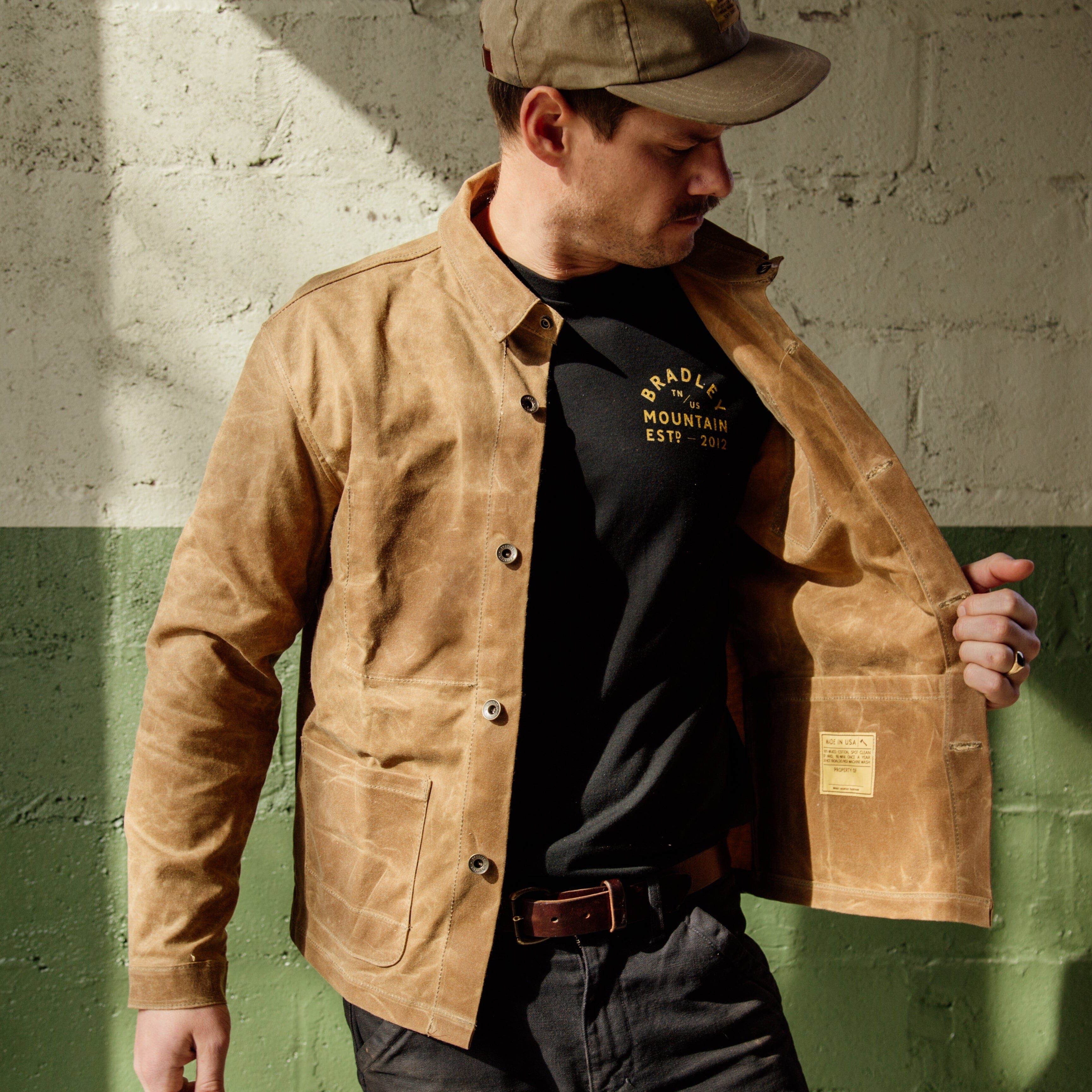 Edison Chore Coat - Brush Brown – Bradley Mountain