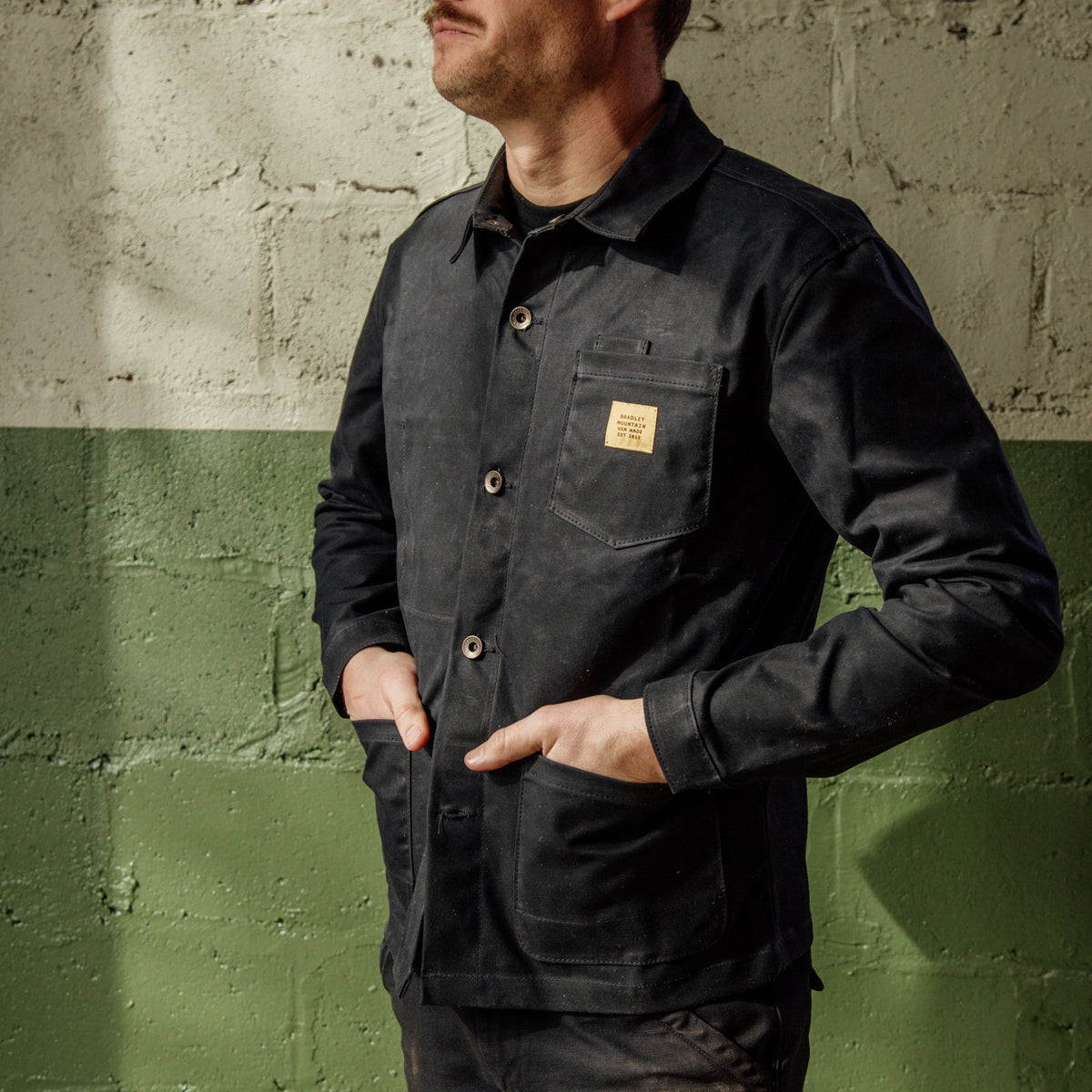 Edison Chore Coat - Black – Bradley Mountain
