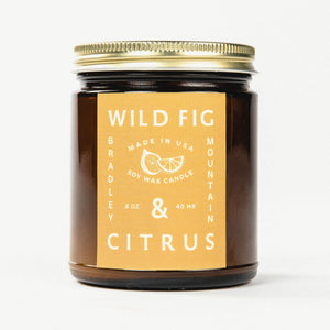 Wild Fig & Citrus Candle Bradley Mountain 