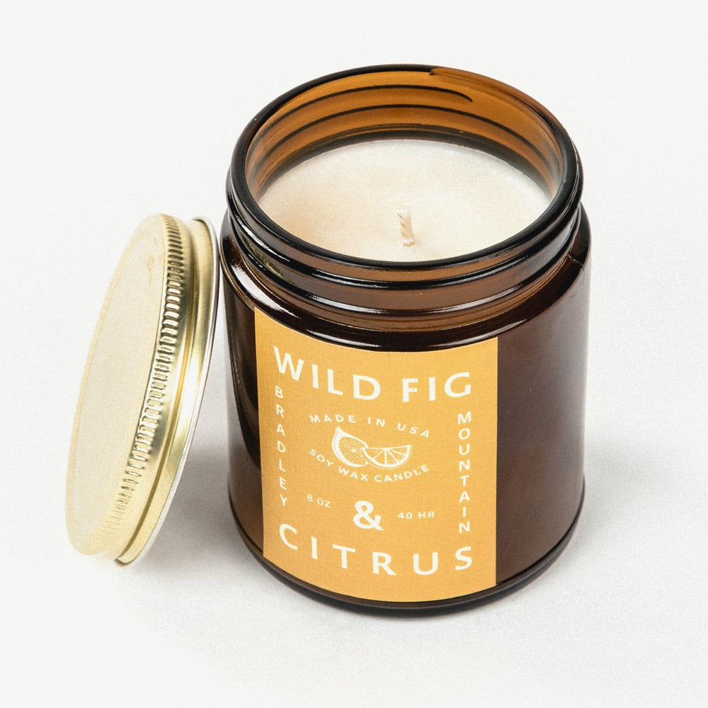 Wild Fig & Citrus Candle Bradley Mountain 