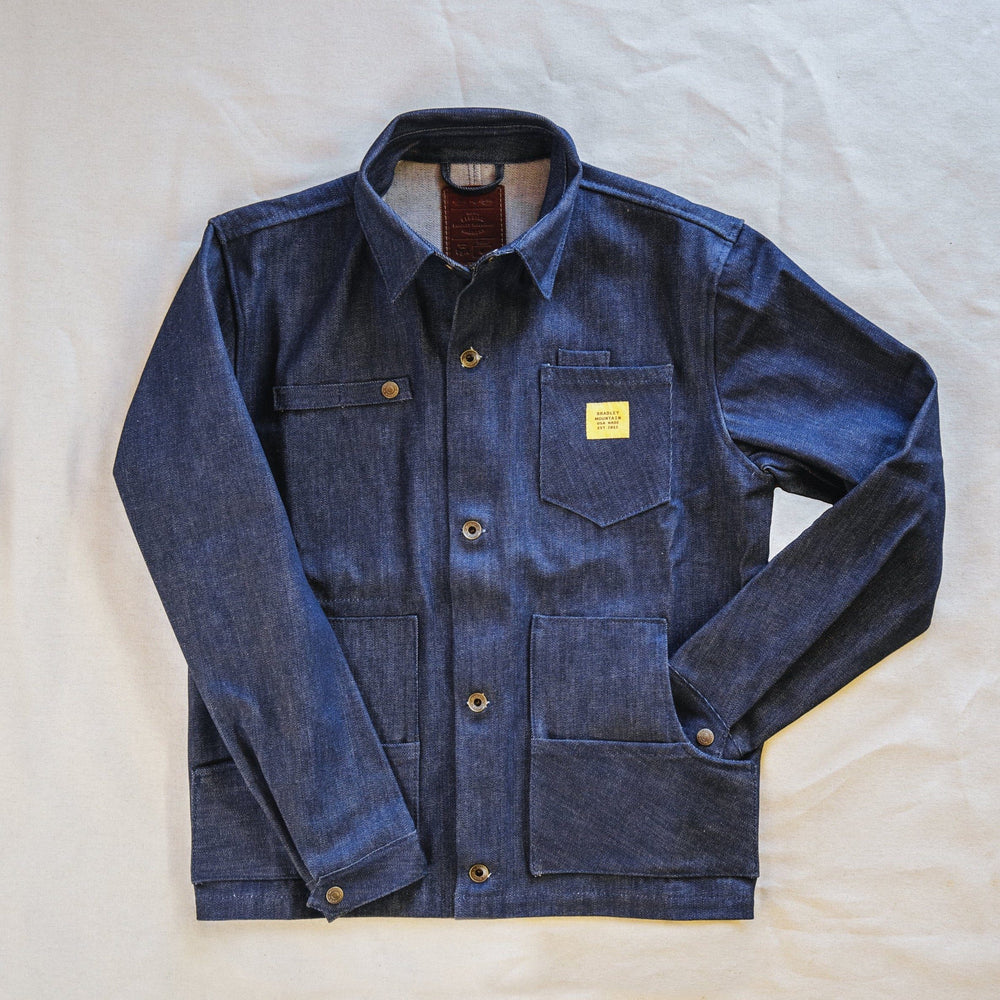 Cabin Jacket - Distressed Denim Bradley Mountain 