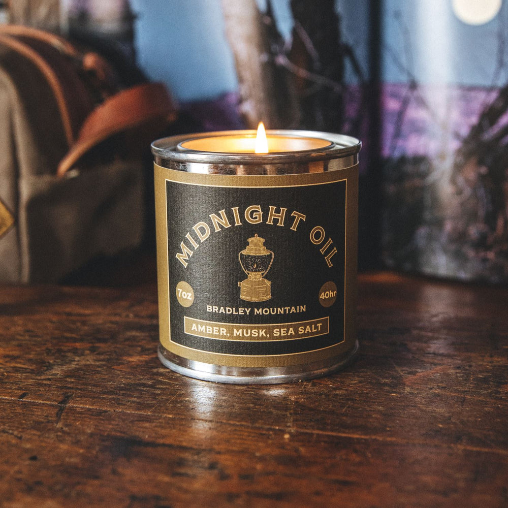 
            
                Load image into Gallery viewer, Midnight Oil Candle Bradley Mountain 
            
        