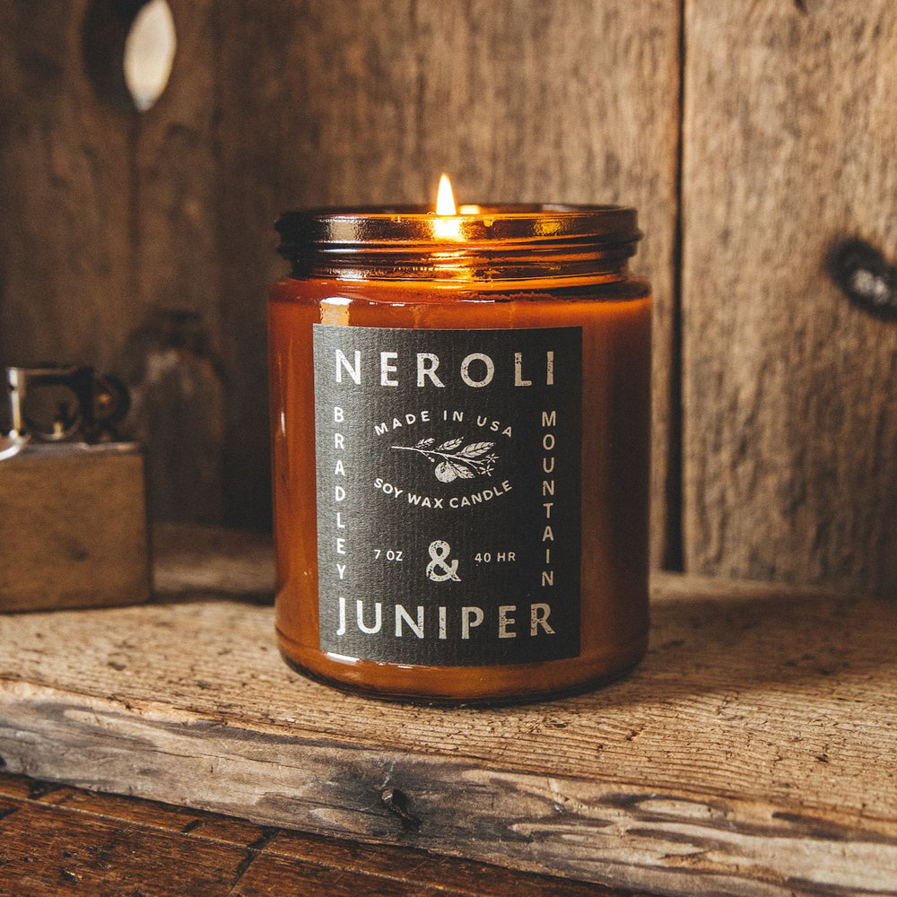 
            
                Load image into Gallery viewer, Neroli &amp;amp; Juniper Candle Bradley Mountain 
            
        