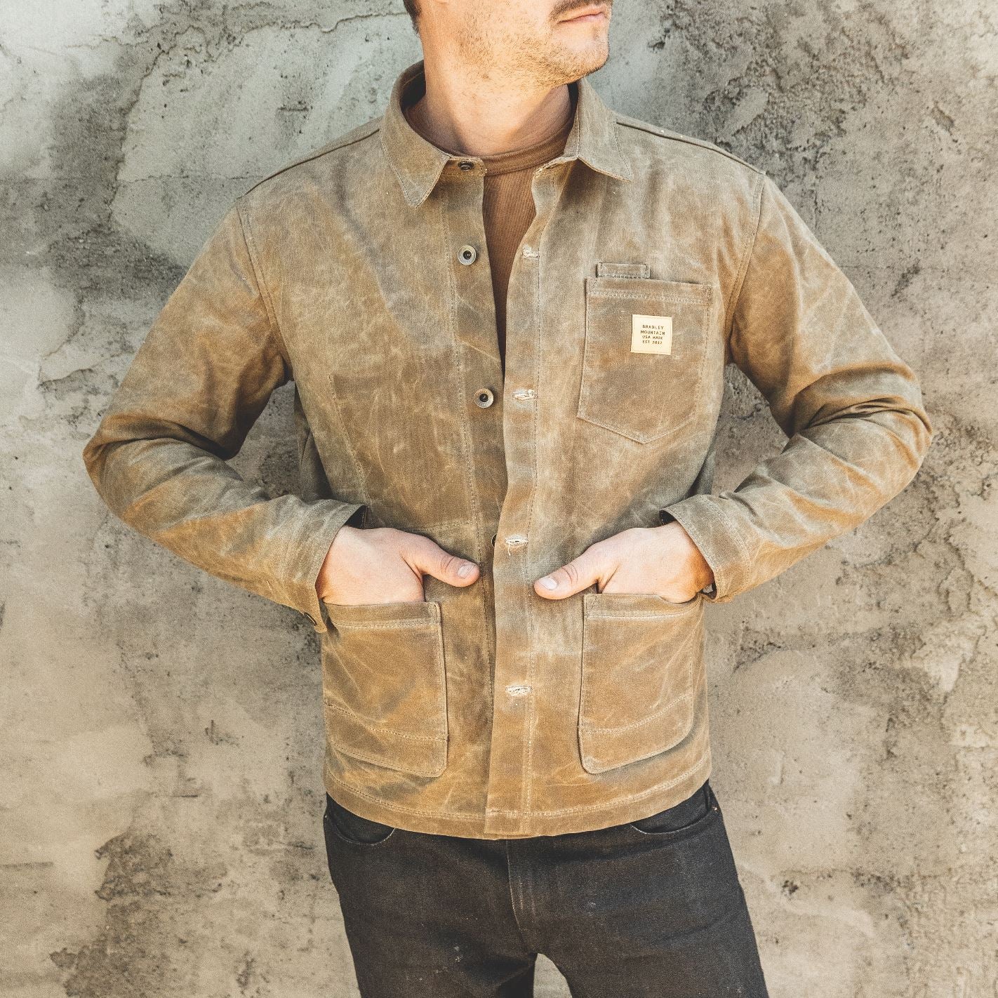 Edison Chore Coat - Field Tan – Bradley Mountain