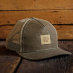 Heritage Trucker Hat - Tan Bradley Mountain 