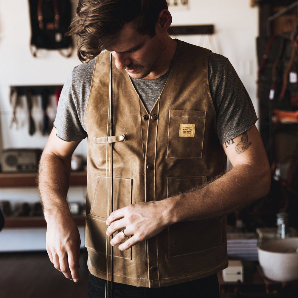 Waxed vest store