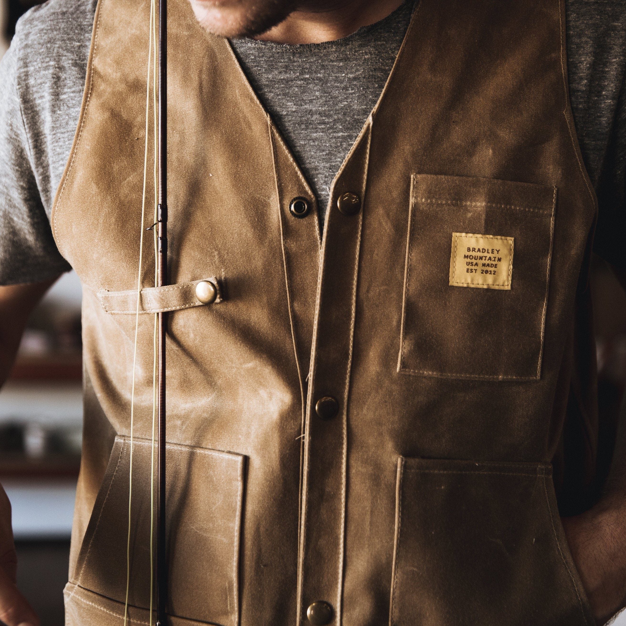 Nomad Vest - Field Tan – Bradley Mountain