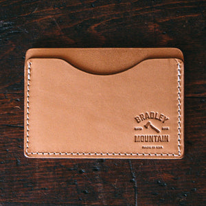 Card Wallet - Natural Bradley Mountain 