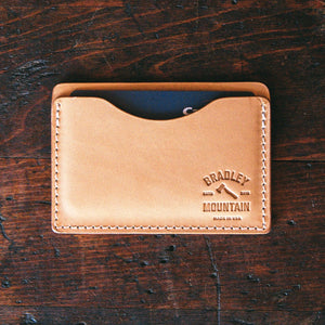 Card Wallet - Natural Bradley Mountain 