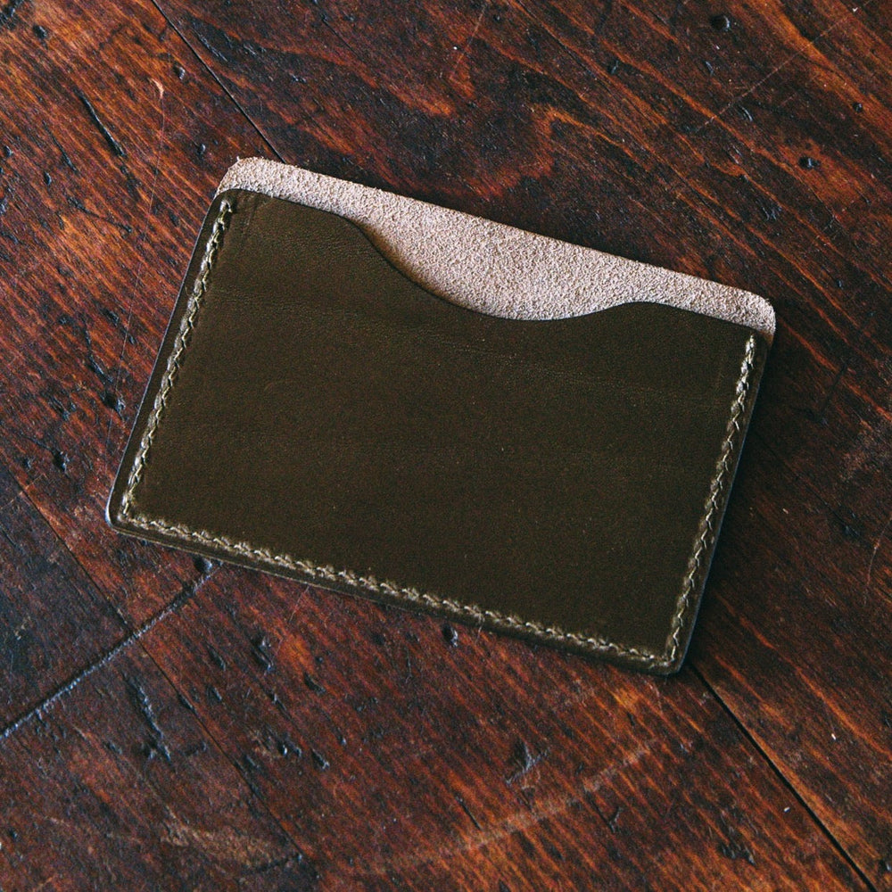 
            
                Load image into Gallery viewer, Card Wallet - Olive Bradley Mountain 
            
        