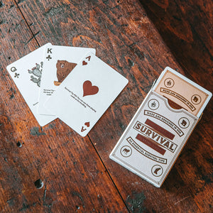 Survival Playing Cards - Cream Bradley Mountain 