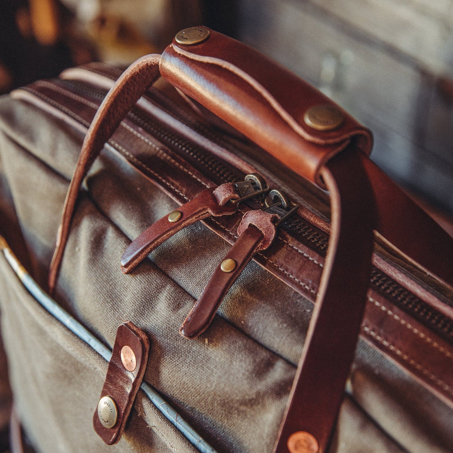 Courier Briefcase - Brush Brown Bradley Mountain 