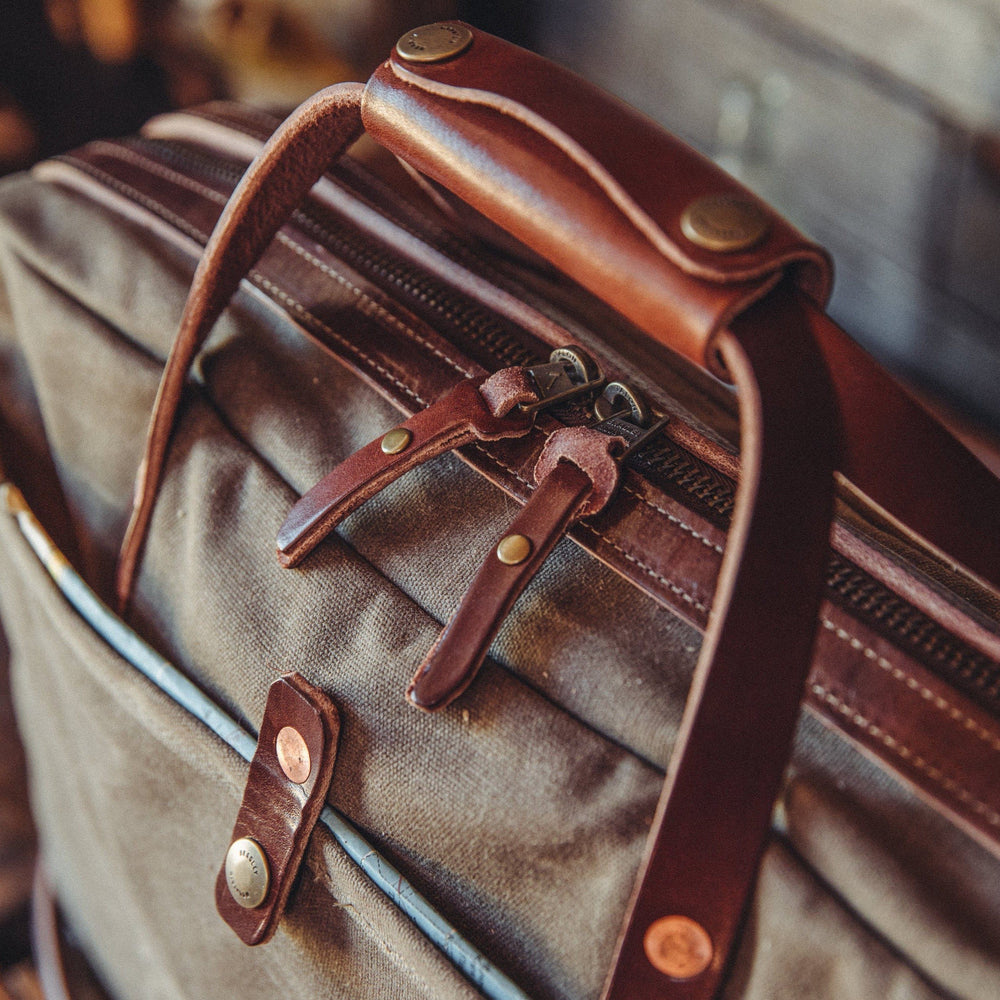 Tan briefcase sale