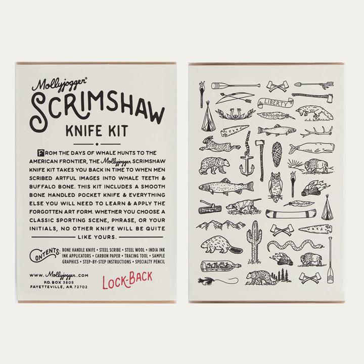Scrimshaw Lockback Knife Kit Bradley Mountain 
